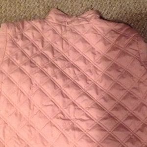 Denim and Co Pink Quilted Zippered Jacket - size L